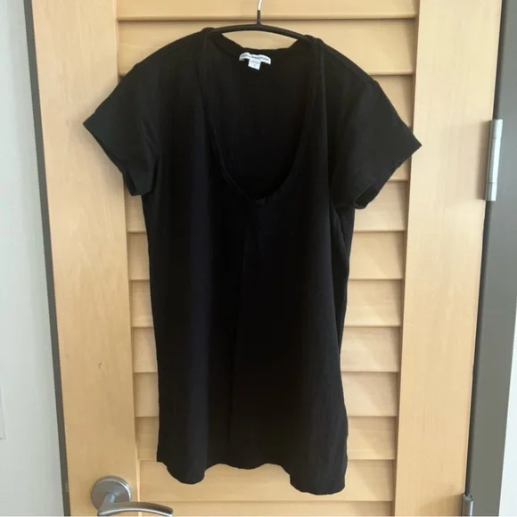 James perse relaxed short sleeve tee in sz1 - Picture 2 of 6